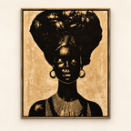 The Crown — framed canvas front view