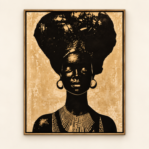 The Crown — framed canvas front view