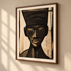 Solace — framed canvas angled view