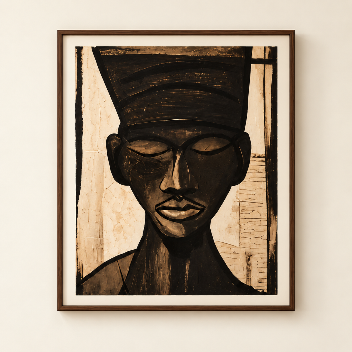 Solace — framed canvas front view