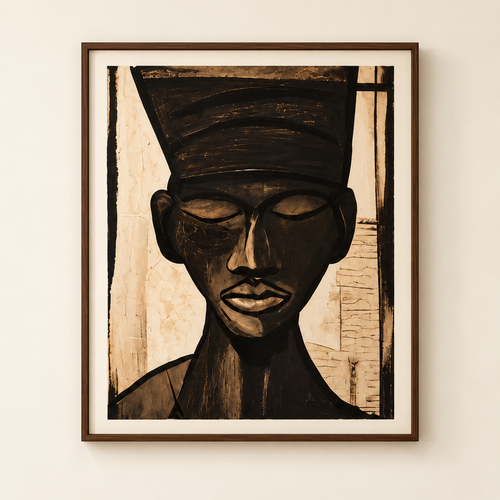Solace — framed canvas front view